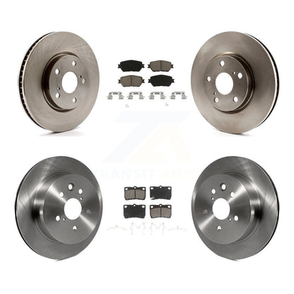 Kit de rotors de frein à disque avant et arrière et plaquettes en céramique (6 pièces) pour Lexus IS250 GS300