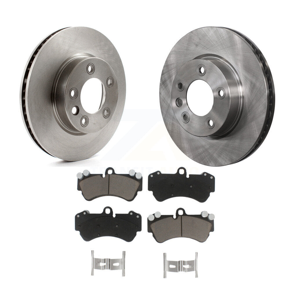 Rotors de frein à disque avant et Kit de plaquettes en céramique pour Porsche Cayenne Volkswagen Touare