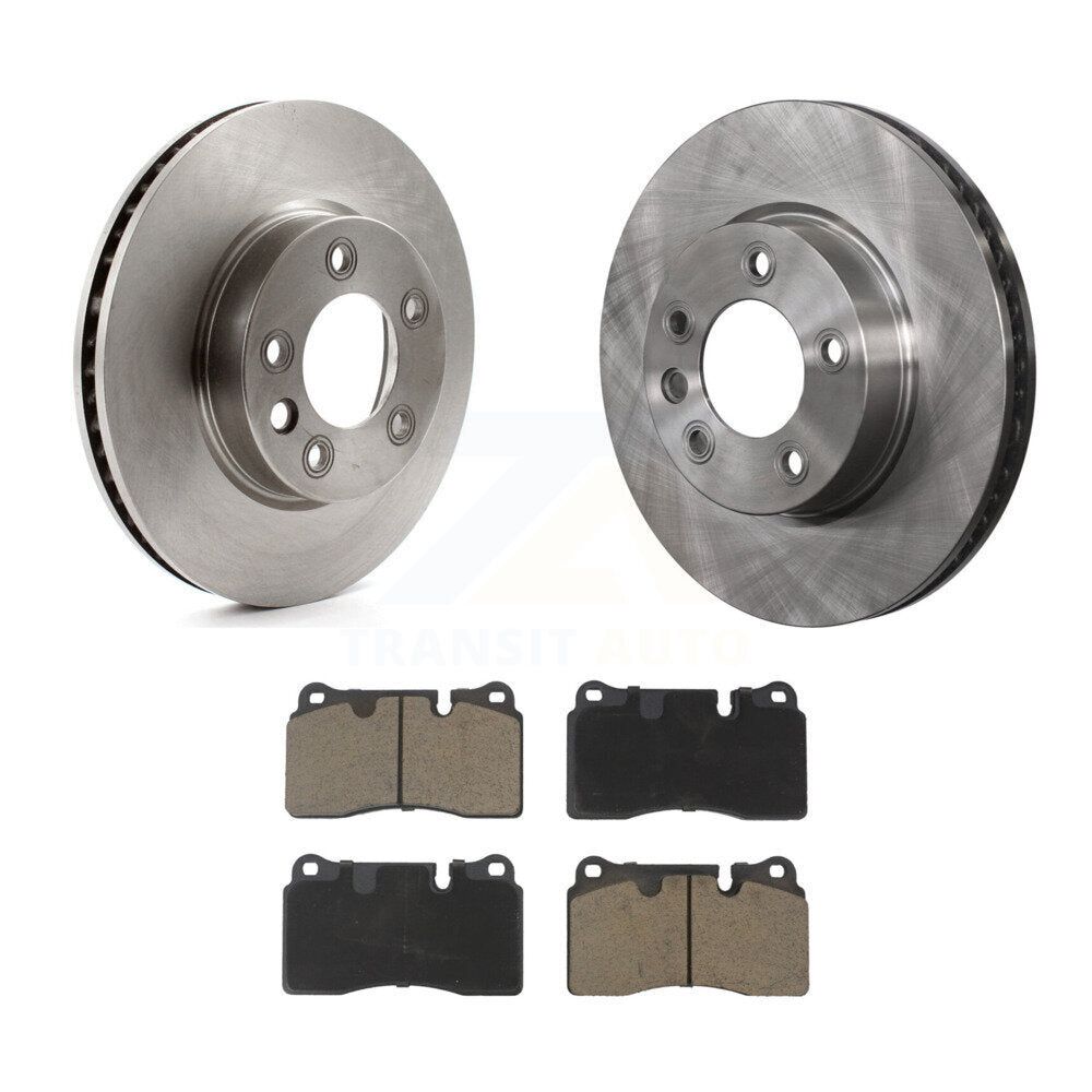 Kit de disques de frein à disque avant et plaquettes en céramique pour Volkswagen Touareg K8C-100024