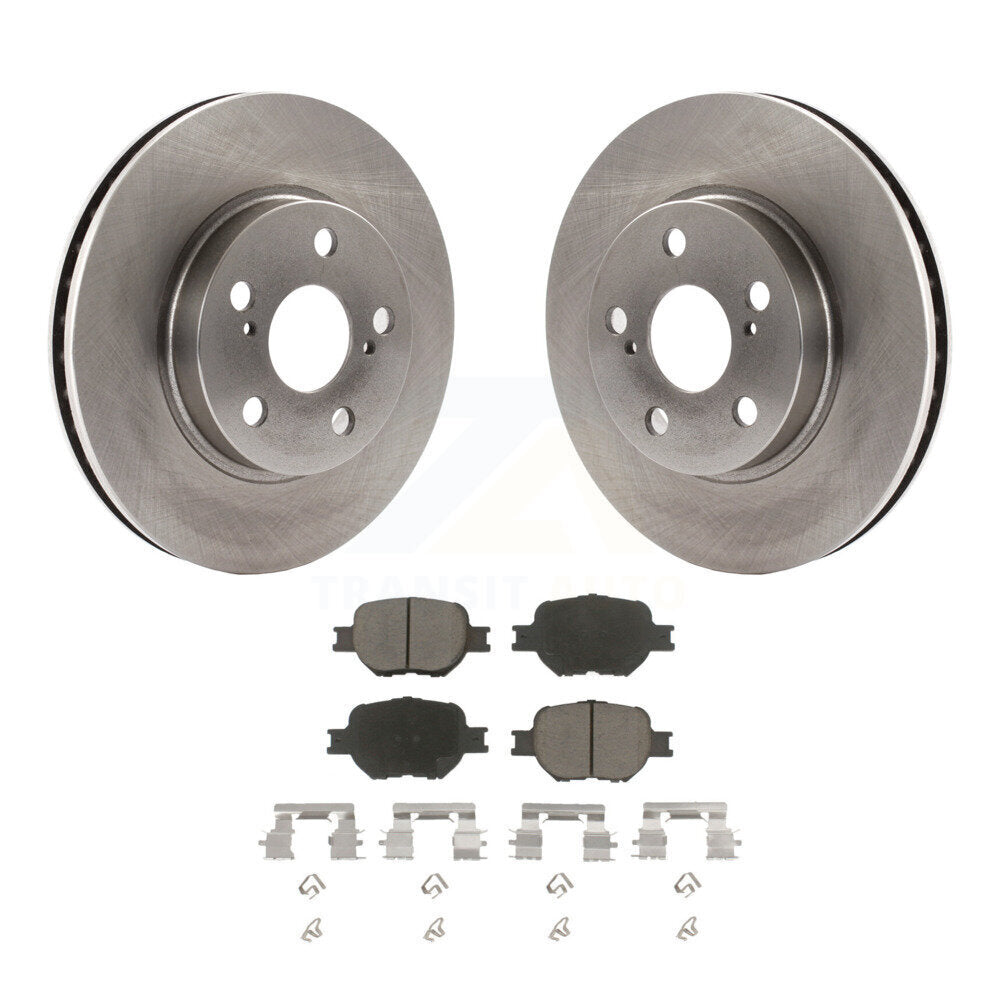 Kit de disques de frein à disque avant et plaquettes en céramique pour Toyota Celica GT 2001
