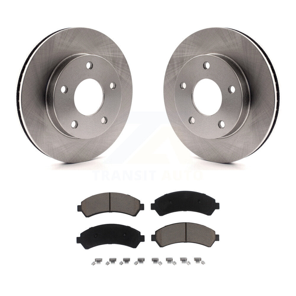 Kit de rotors de frein à disque avant et plaquettes en céramique pour Chevrolet Blazer GMC Jimm 1997
