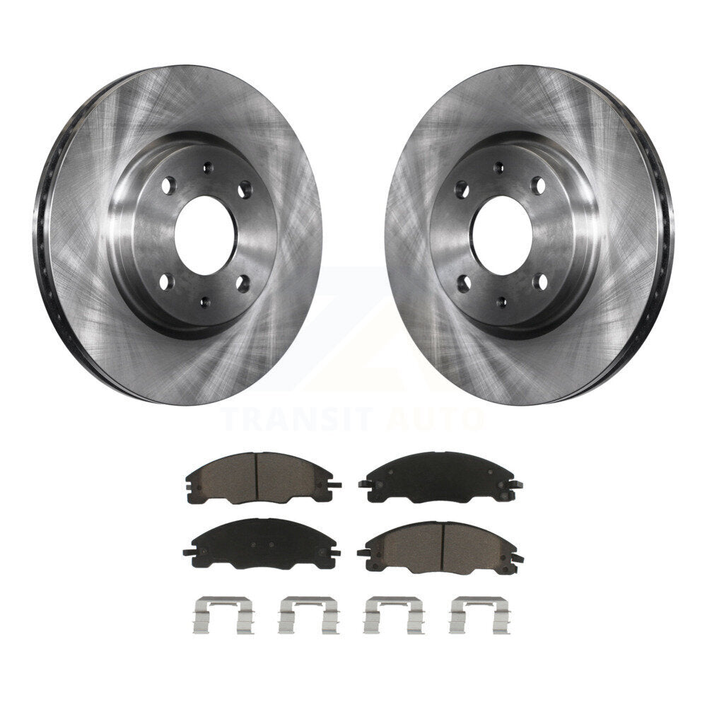 Kit de rotors de frein à disque avant et plaquettes en céramique pour Ford Focus 2008-2011 K8C-10004
