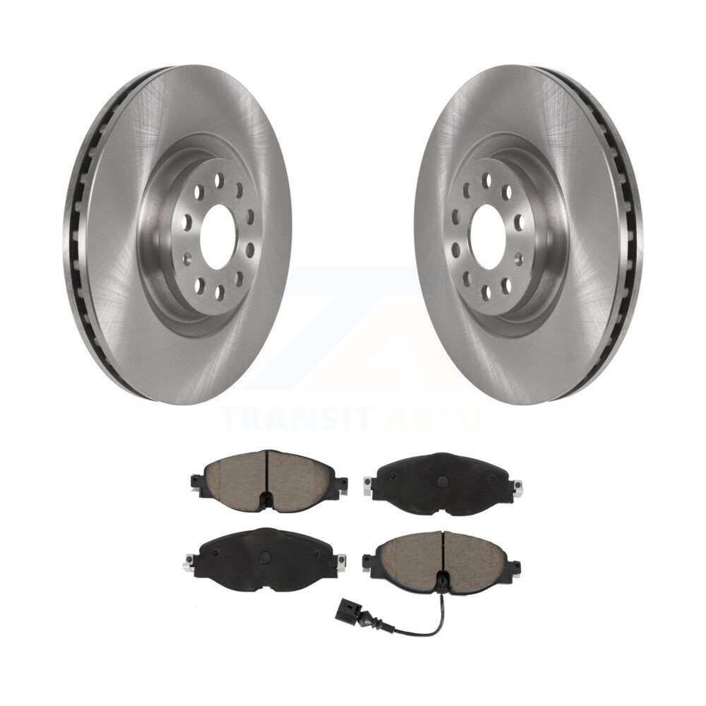Kit de disques de frein à disque avant et plaquettes en céramique, pour Volkswagen Golf Audi A3