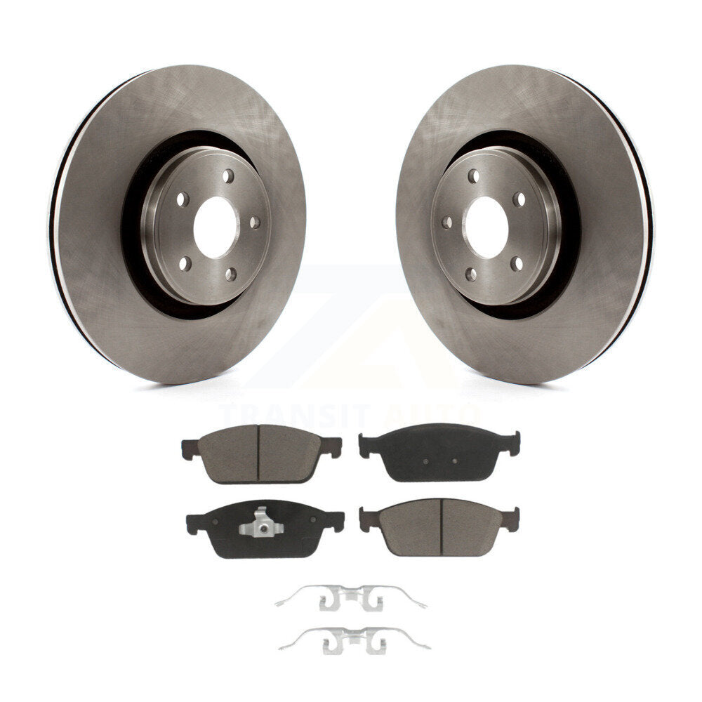Kit de rotors de frein à disque avant et plaquettes en céramique pour Ford Focus Lincoln MKC