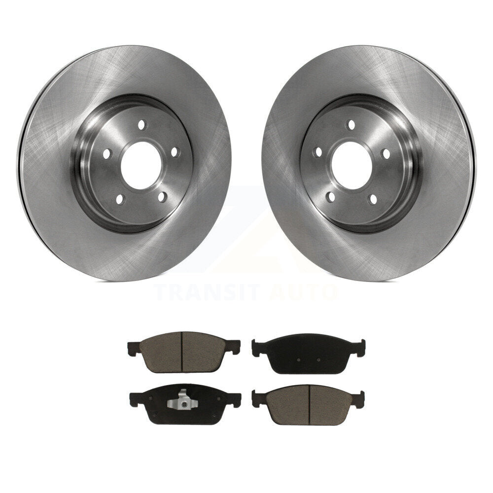Rotors de frein avant et Kit de plaquettes en céramique pour Ford Escape Transit Connect Lincoln MK