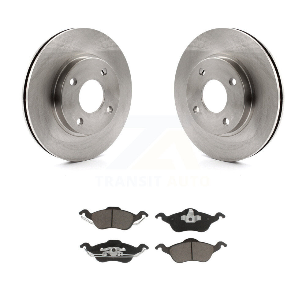 Kit de disques de frein à disque avant et plaquettes en céramique pour Ford Focus K8C-100065