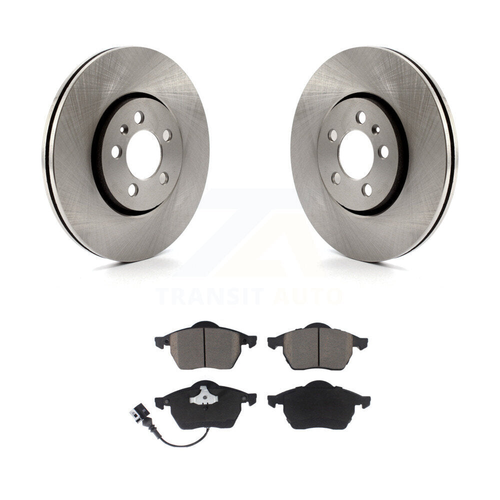 Kit de rotors de frein à disque avant et plaquettes en céramique, pour Volkswagen Jetta Golf Beetle