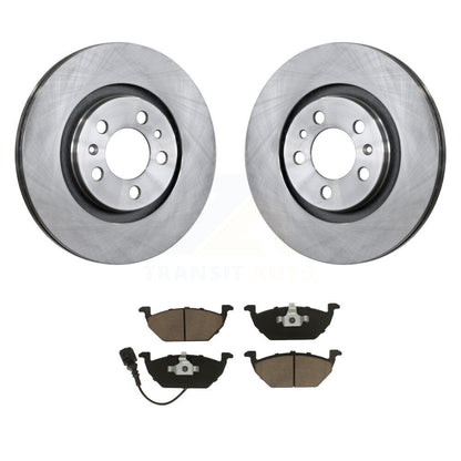Rotor de frein à disque avant et Kit de plaquettes en céramique, pour Volkswagen Jetta Golf Beetle Cit