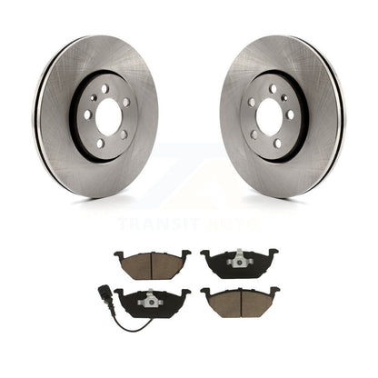 Kit de disques de frein à disque avant et plaquettes en céramique pour Volkswagen Golf 2.0L 2000 – 2001