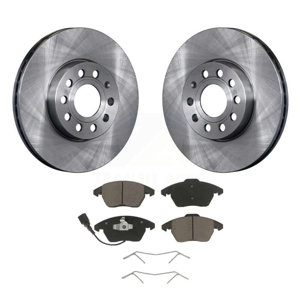 Kit de Rotor de frein avant et de plaquettes en céramique, pour Volkswagen Jetta Golf Beetle Rabbit Aud