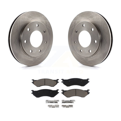 Rotors de frein à disque avant et kit de plaquettes en céramique pour Ford F-150 F-250 HD Heritage 4W