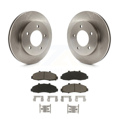 Kit de disques de frein à disque avant et plaquettes en céramique pour Ford F-150 Heritage 4WD