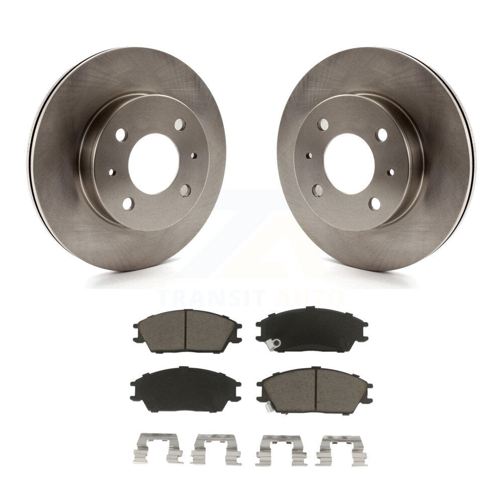 Kit de disques de frein à disque avant et plaquettes en céramique pour Hyundai Accent 2000-2005