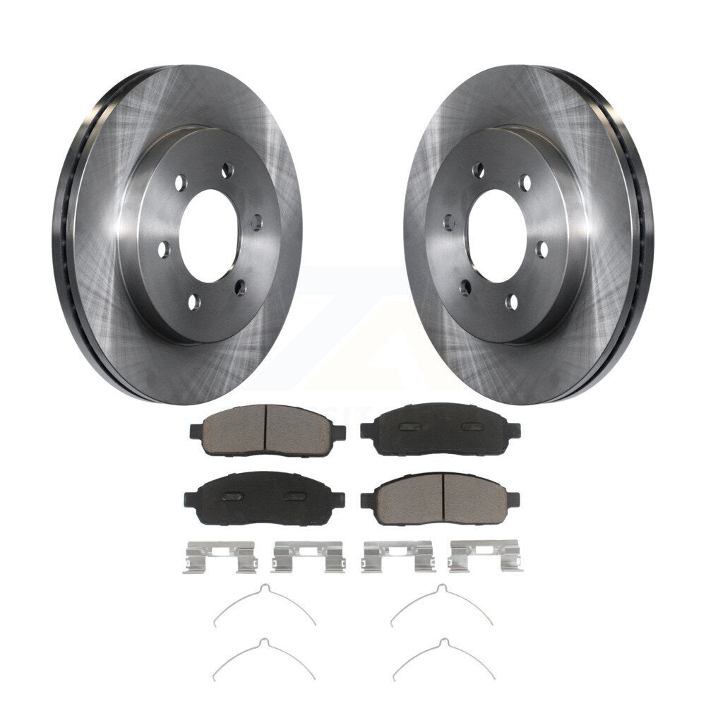 Kit de rotors de frein à disque avant et plaquettes en céramique pour Ford F-150 Lincoln Mark LT 4WD