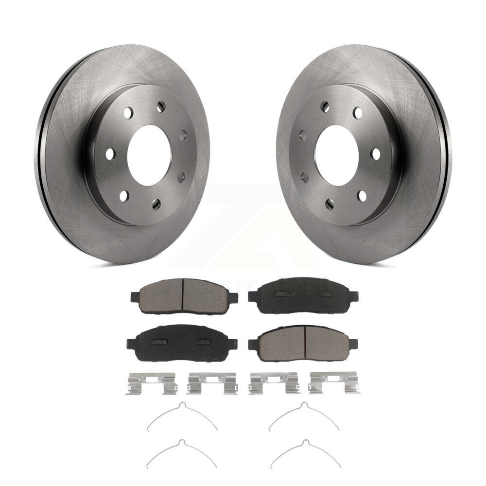 Kit de rotors de frein à disque avant et plaquettes en céramique pour Ford F-150 Lincoln Mark LT 4WD