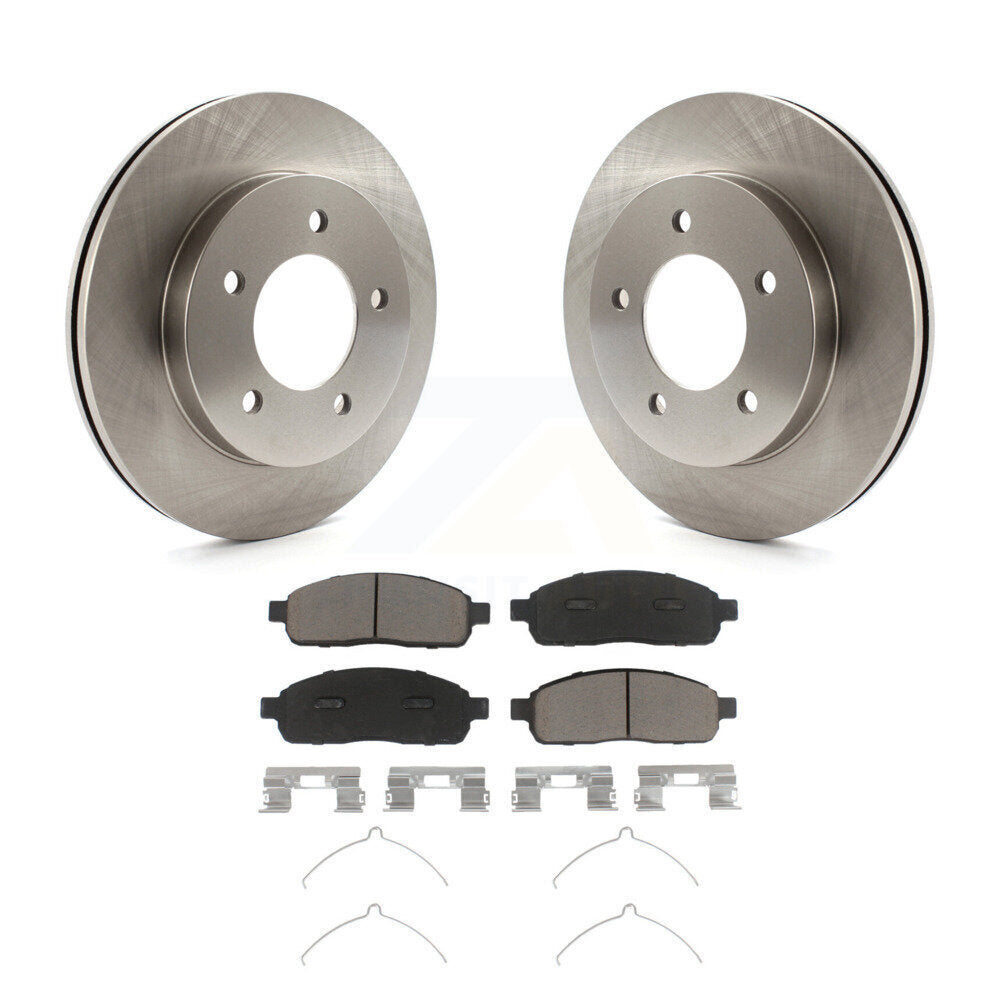 Kit de plaquettes en céramique pour Rotor de frein à disque avant, pour Ford F-150 4WD 2004 avec roue à 5 écrous