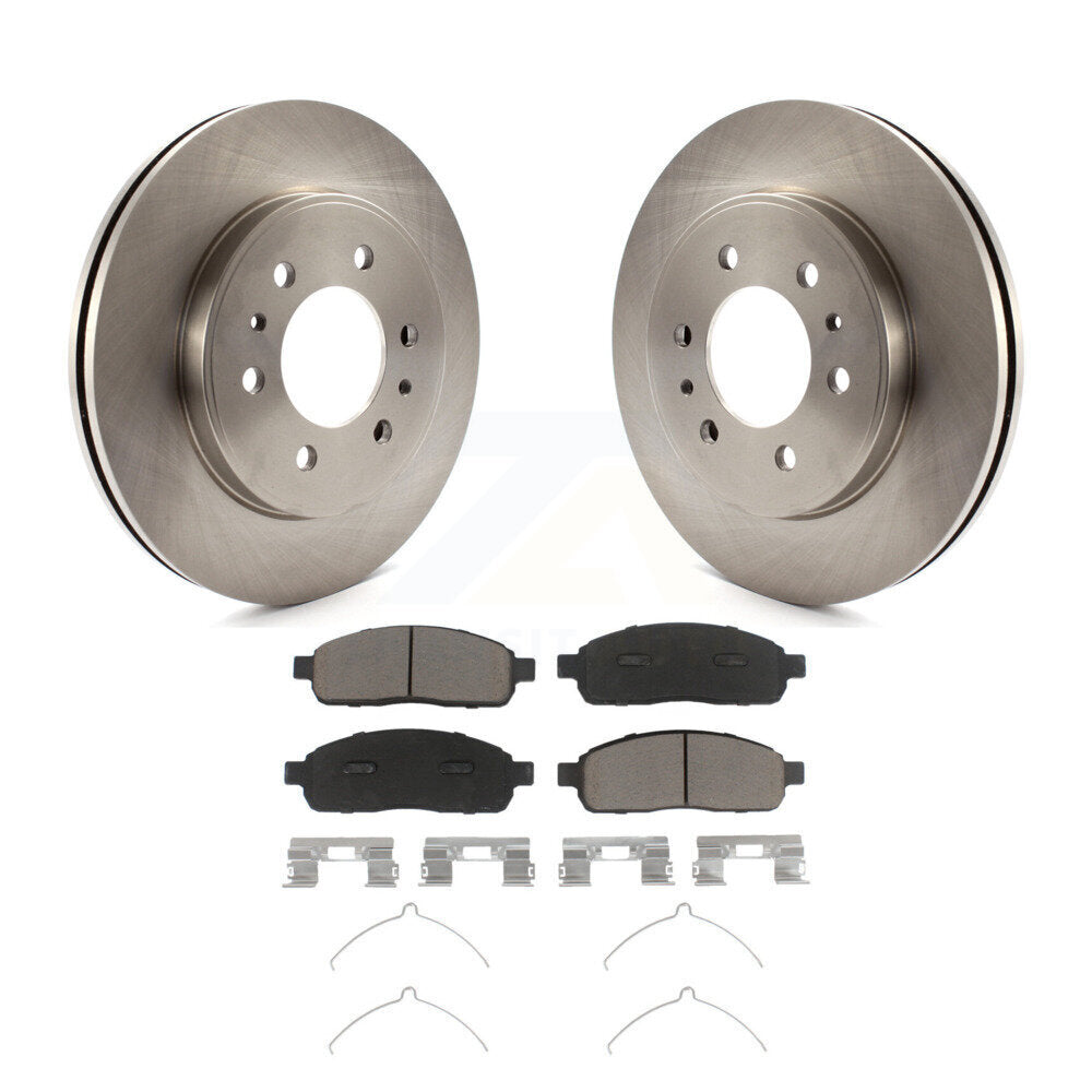 Kit de rotor de frein à disque avant et de plaquettes en céramique pour Ford F-150 2009 avec roue à 6 écrous