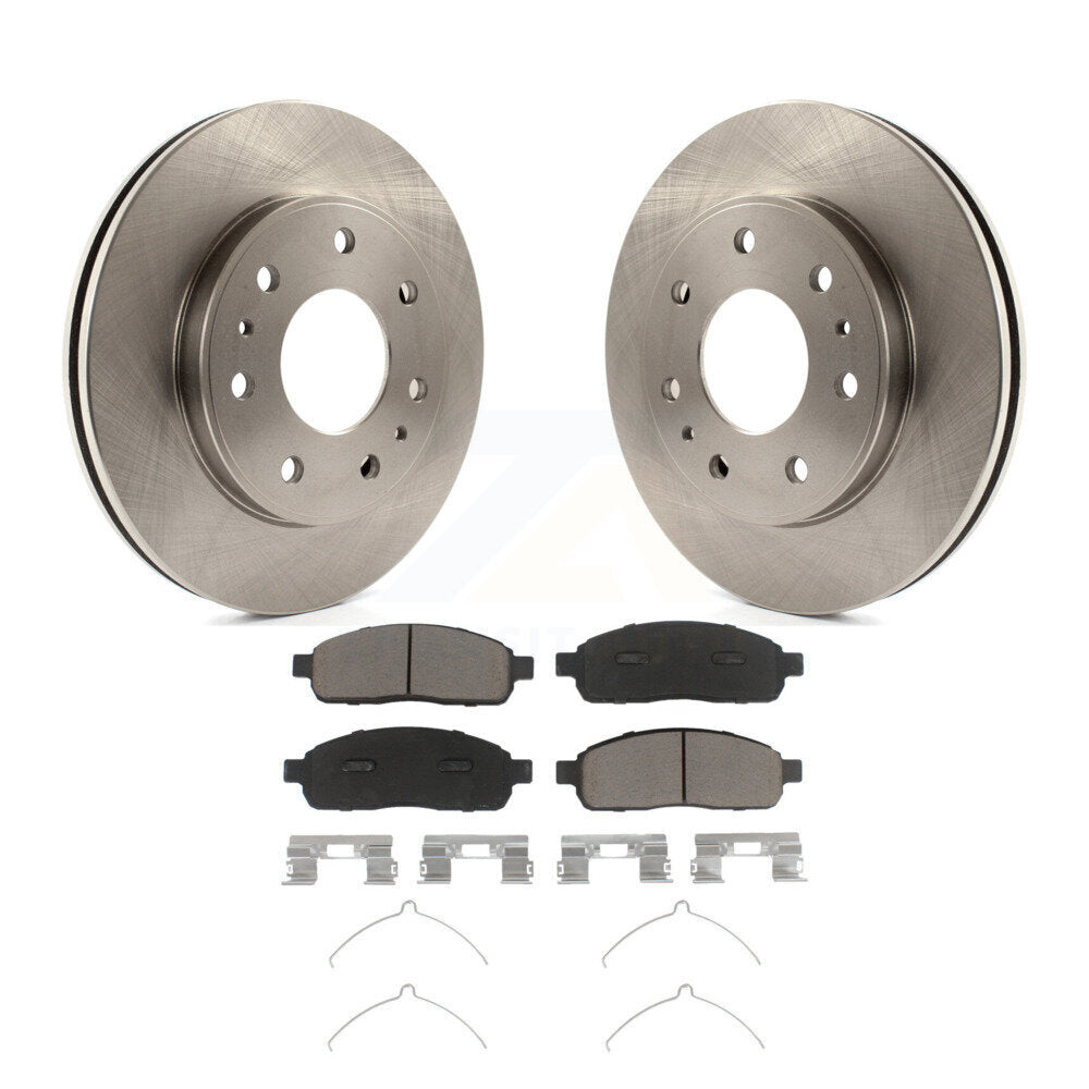 Kit de rotor de frein à disque avant et de plaquettes en céramique pour Ford F-150 2009 avec roue à 7 écrous