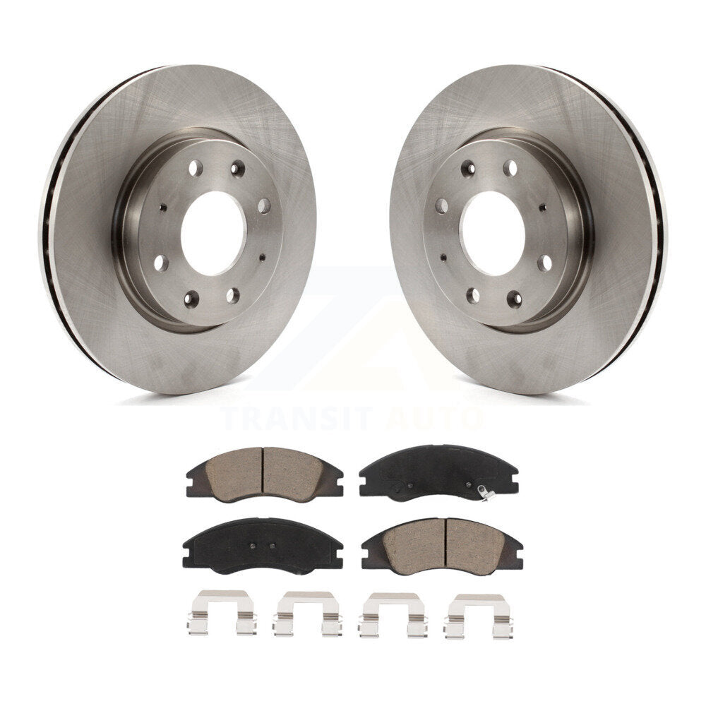 Kit de rotors de frein à disque avant et plaquettes en céramique pour Kia Spectra Spectra5 K8C-10011