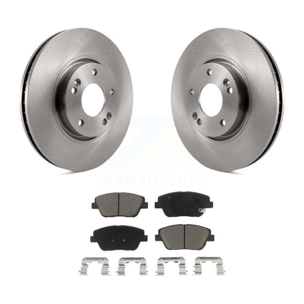 Kit de disques de frein à disque avant et plaquettes en céramique, pour Hyundai Sonata Kia Optima