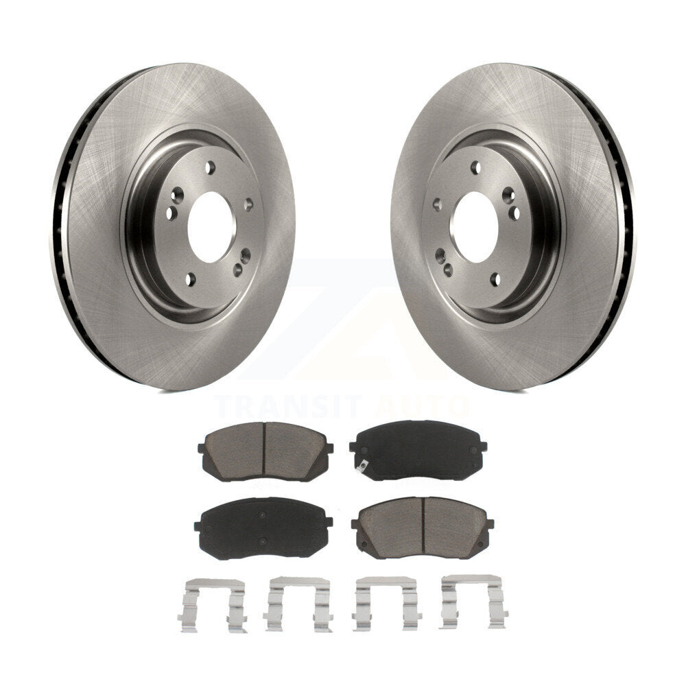 Rotor de frein à disque avant et Kit de plaquettes en céramique, pour Hyundai Tucson Sonata Kia Cadenz