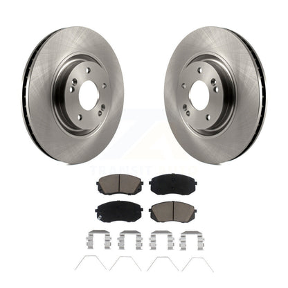 Kit de disques de frein à disque avant et plaquettes en céramique, pour Hyundai Sonata Kia Optima