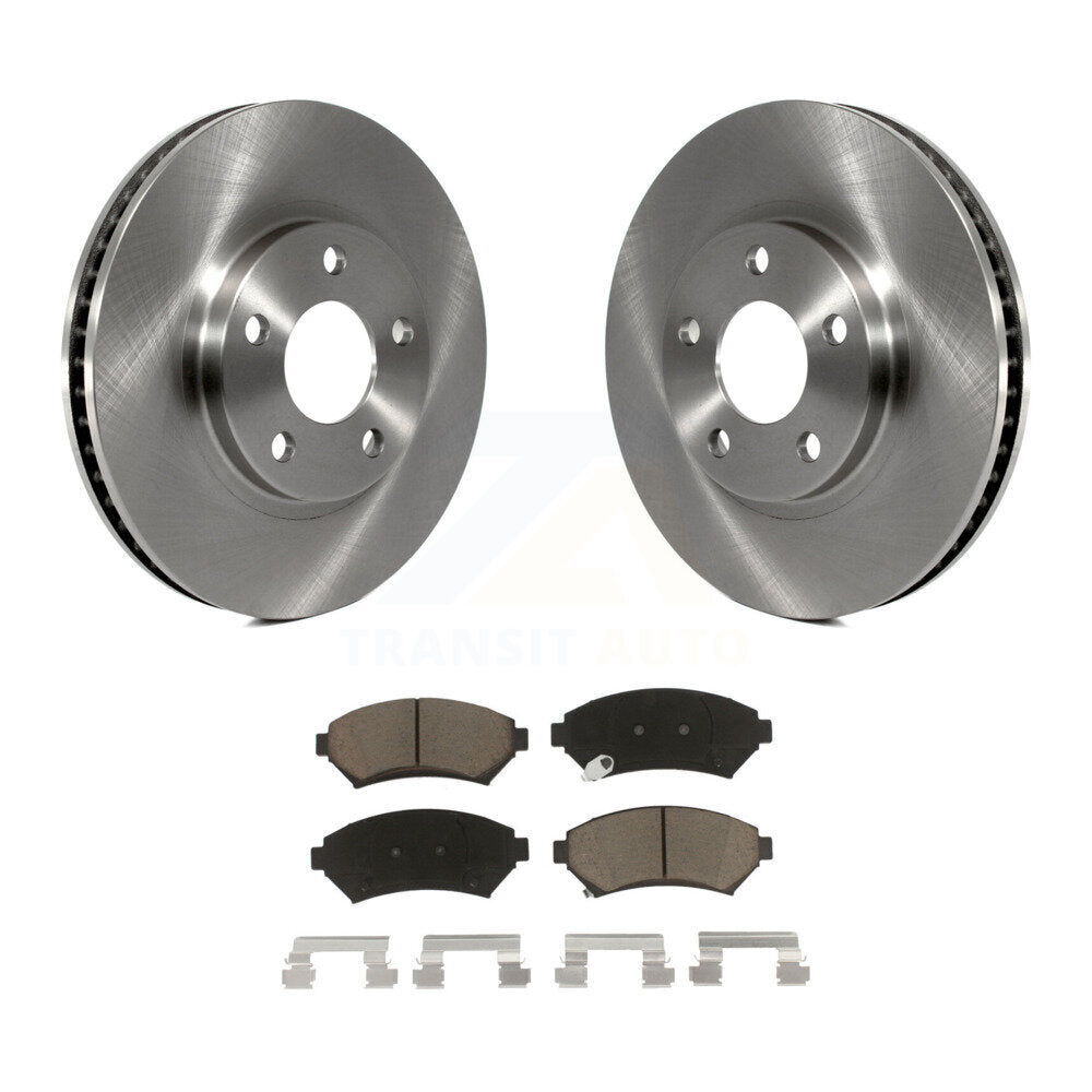 Rotors de frein avant et Kit de plaquettes en céramique pour Chevrolet Impala Buick LeSabre Cadilla