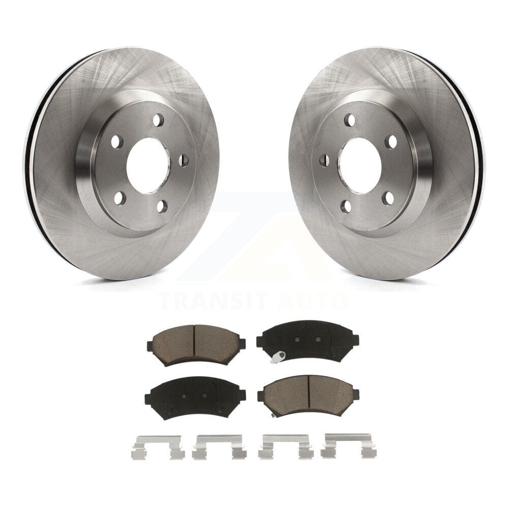 Rotors de frein avant et Kit de plaquettes en céramique pour Chevrolet Impala Buick LeSabre Cadilla