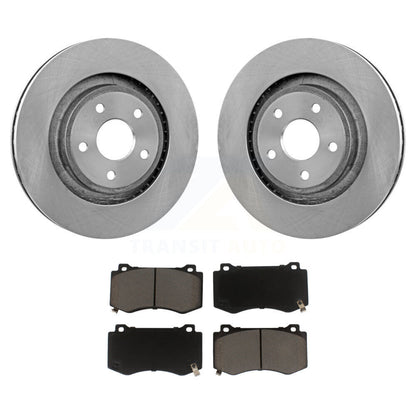 Rotors de frein à disque avant et kit de plaquettes en céramique pour Jeep Grand Cherokee SRT 2006-2010