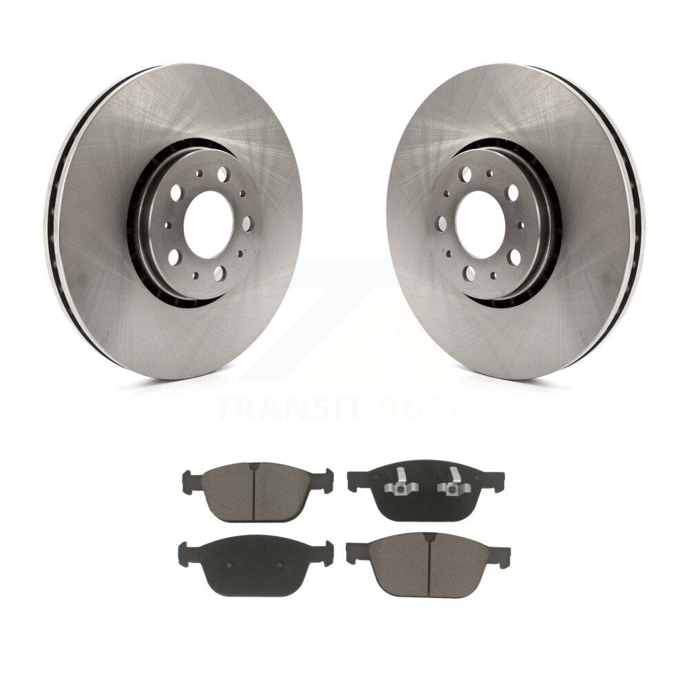 Kit de plaquettes en céramique de rotor de frein avant pour Volvo XC90 avec un diamètre de 328 mm K8C-100150