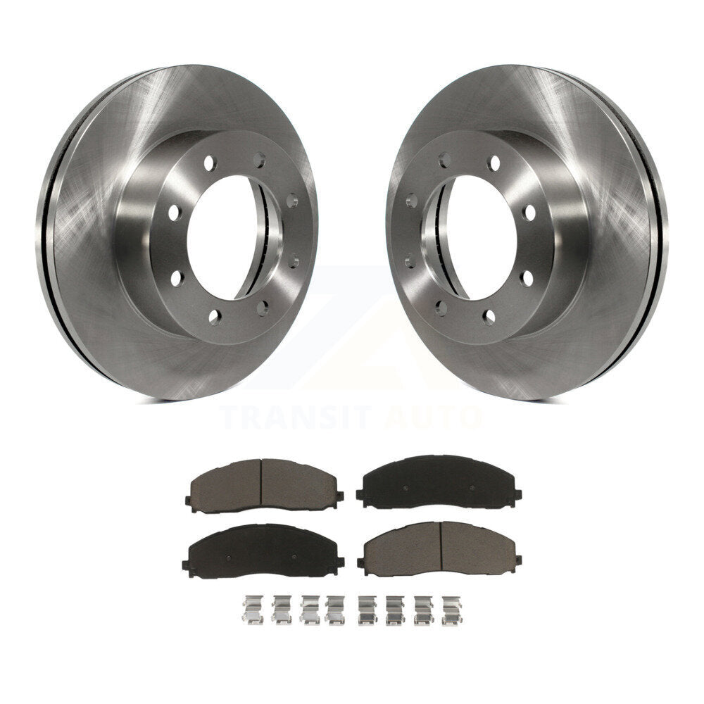 Kit de Rotor de frein à disque avant et de plaquettes en céramique, pour Ford F-350 Super Duty F-250 F-45