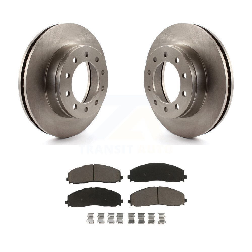 Kit de rotors de frein à disque avant et plaquettes en céramique pour Ford F-350 Super Duty F-250