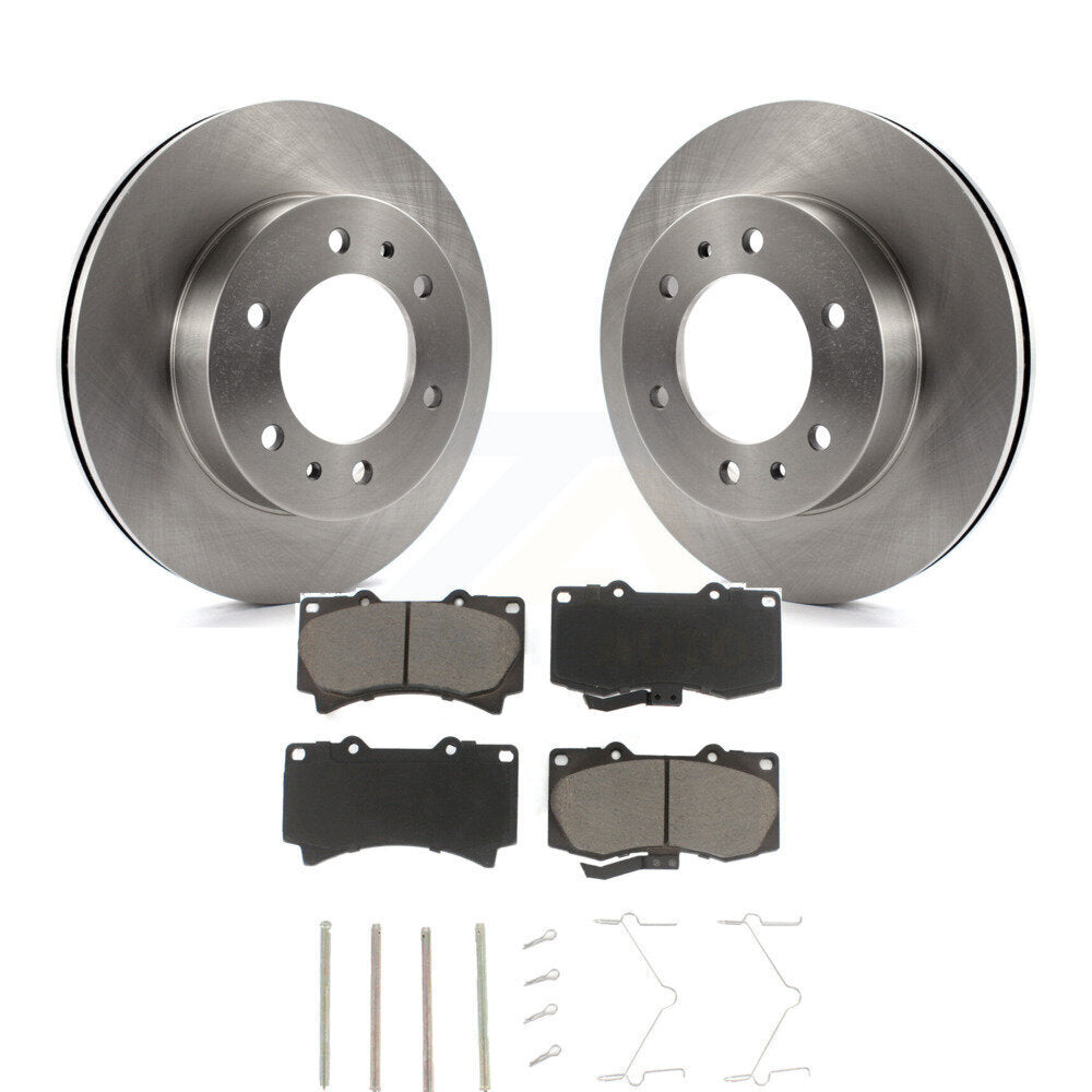 Kit de rotors de frein à disque avant et plaquettes en céramique pour Hummer H3 H3T K8C-100159