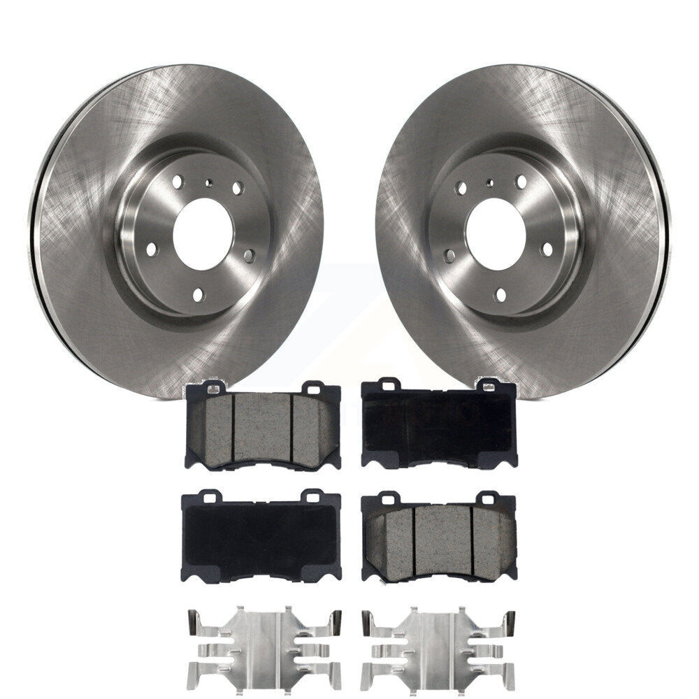 Kit de plaquettes en céramique pour rotors de frein avant pour INFINITI G37 AWD 09-13 avec frein Brembo