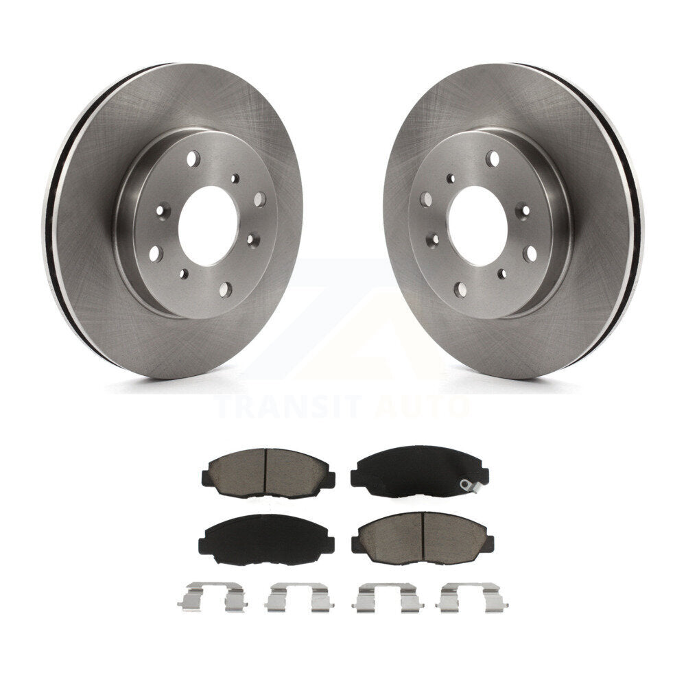 Kit de rotor de frein avant et de plaquettes en céramique pour Honda Accord Sedan 1998-2002 avec 2.3