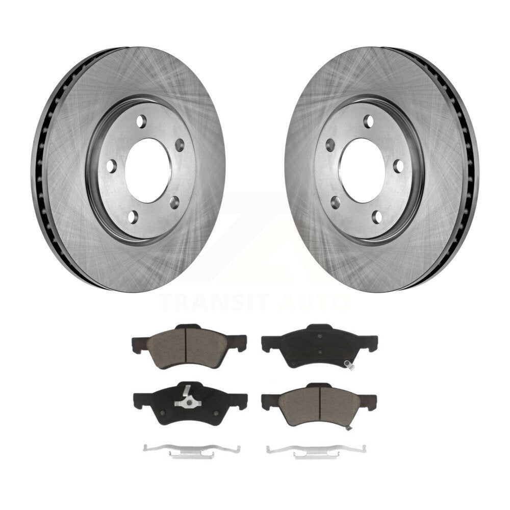 Rotor de frein à disque avant et Kit de plaquettes en céramique pour Dodge Grand Caravan Chrysler Town