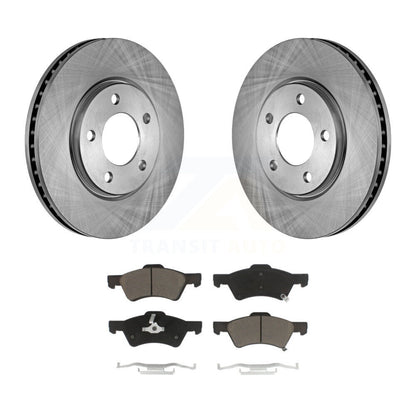 Rotor de frein à disque avant et Kit de plaquettes en céramique pour Dodge Grand Caravan Chrysler Town