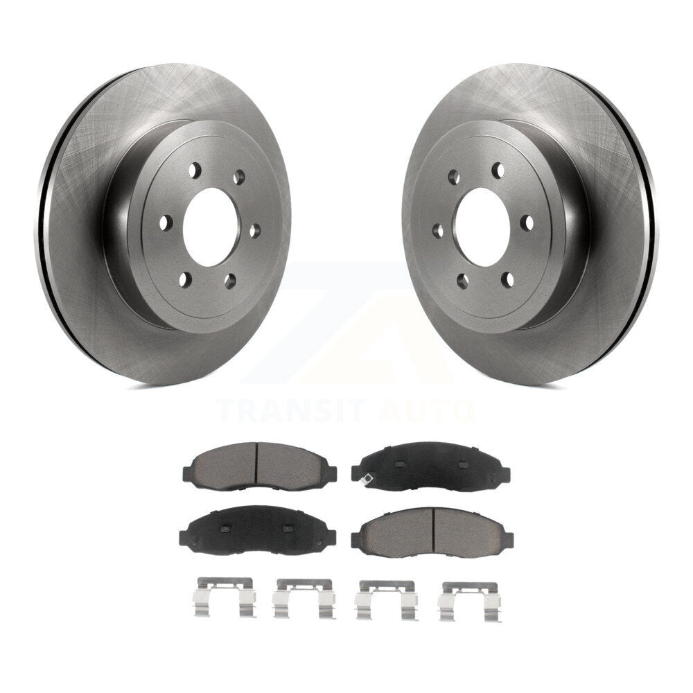 Kit de disques de frein à disque avant et plaquettes en céramique pour Dodge Dakota 2003-2004