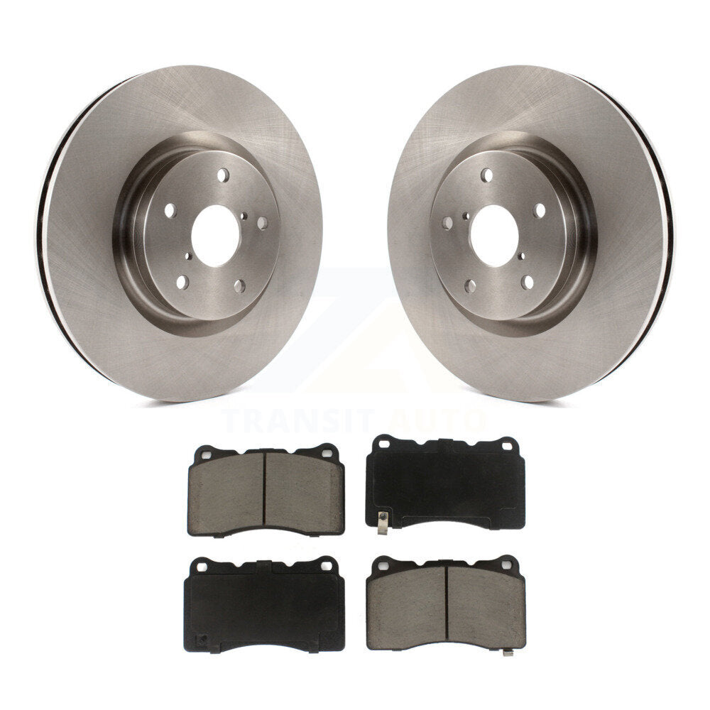 Kit de rotors de frein à disque avant et plaquettes en céramique pour Subaru Impreza WRX STI