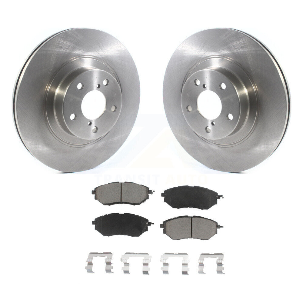Rotors de frein à disque avant et kit de plaquettes en céramique pour Subaru Legacy 2009 R 3.0 avec 3.0