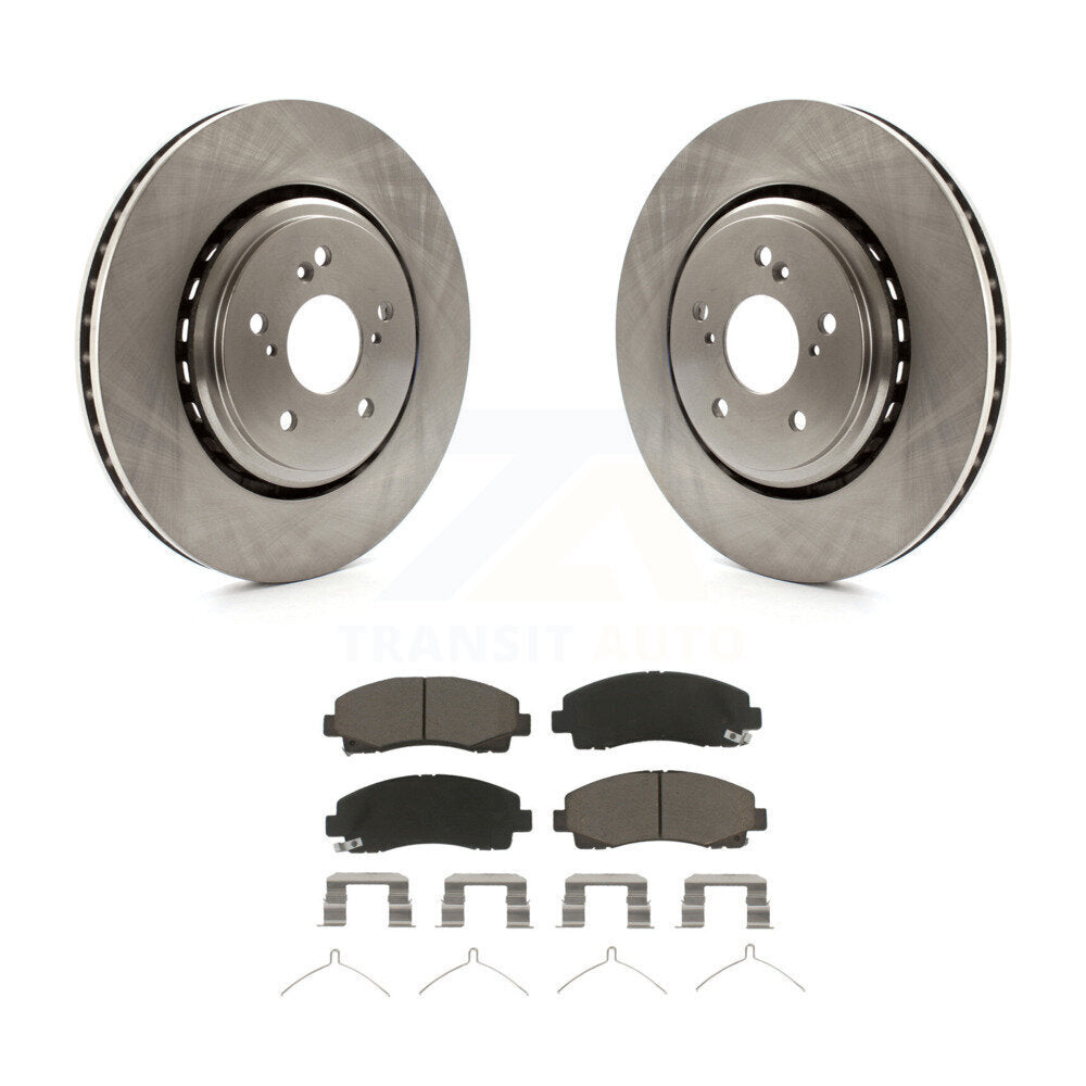 Kit de rotors de frein à disque avant et de plaquettes en céramique pour Acura TLX 2015-2020 K8C-100193