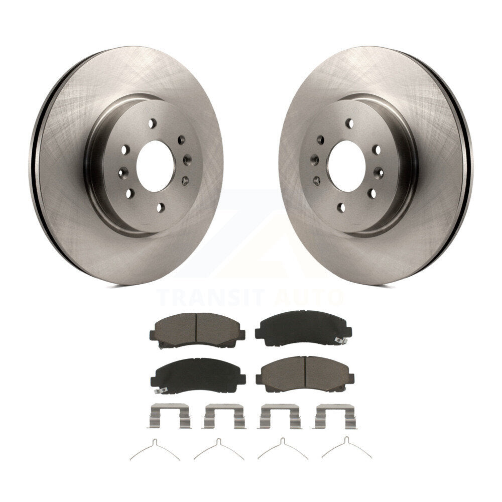 Kit de disques de frein à disque avant et plaquettes en céramique pour Acura TL 2009-2014 K8C-100194