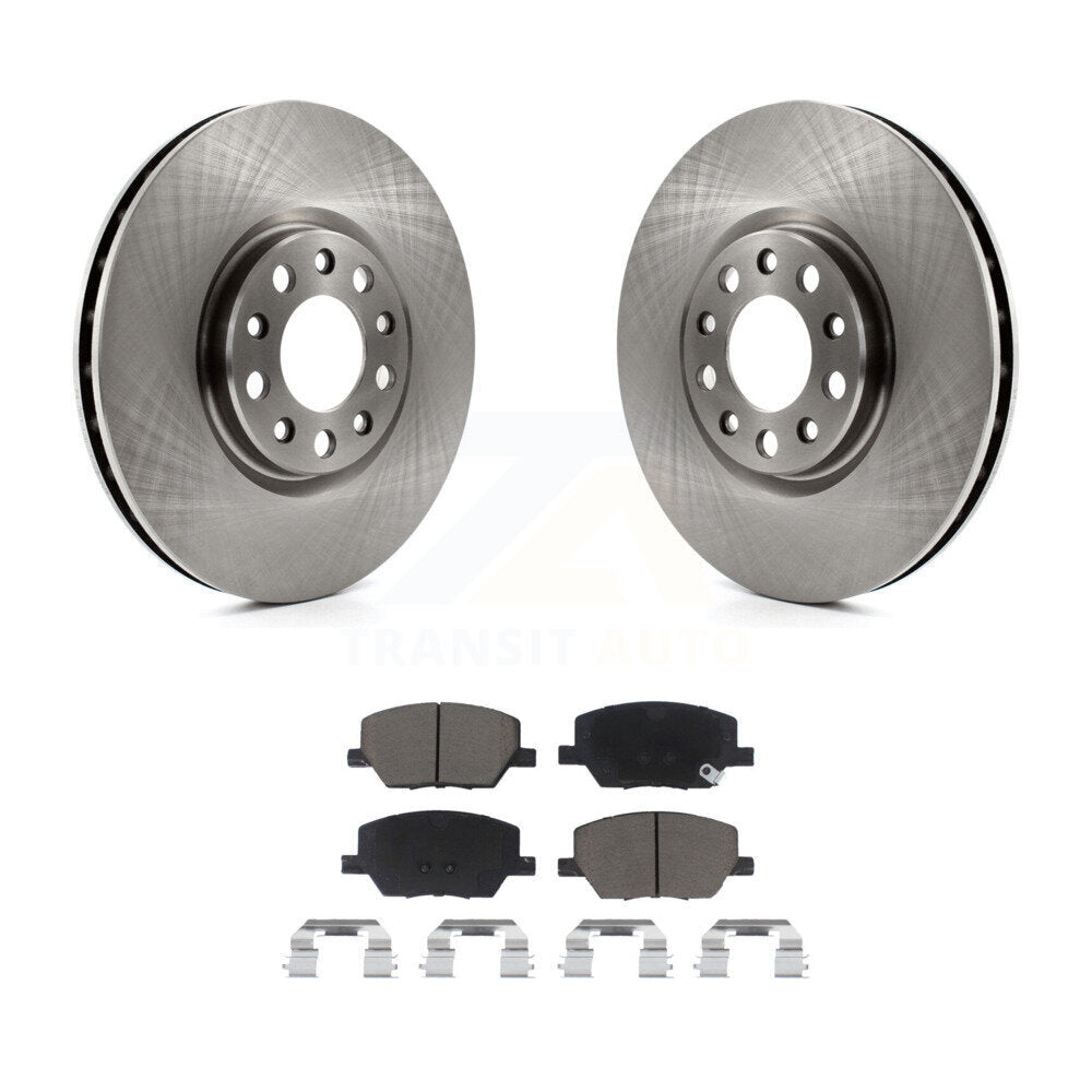 Kit de rotors de frein à disque avant et plaquettes en céramique pour Jeep Compass Renegade Fiat 500