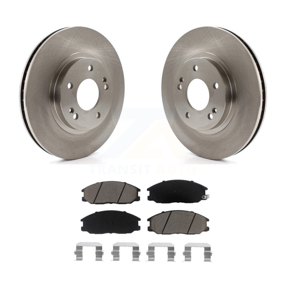 Kit de rotors de frein à disque avant et plaquettes en céramique pour Hyundai Santa Fe K8C-100208