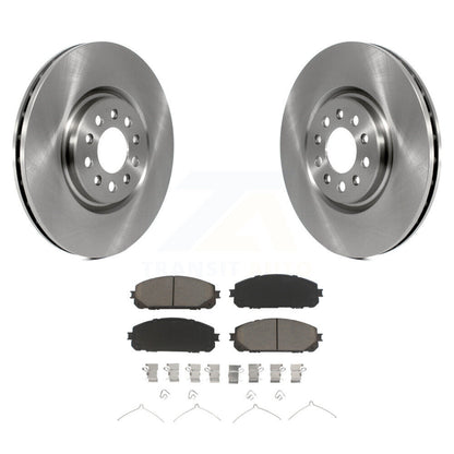 Kit de rotor de frein avant et de plaquettes en céramique pour Jeep Cherokee avec étrier à double piston