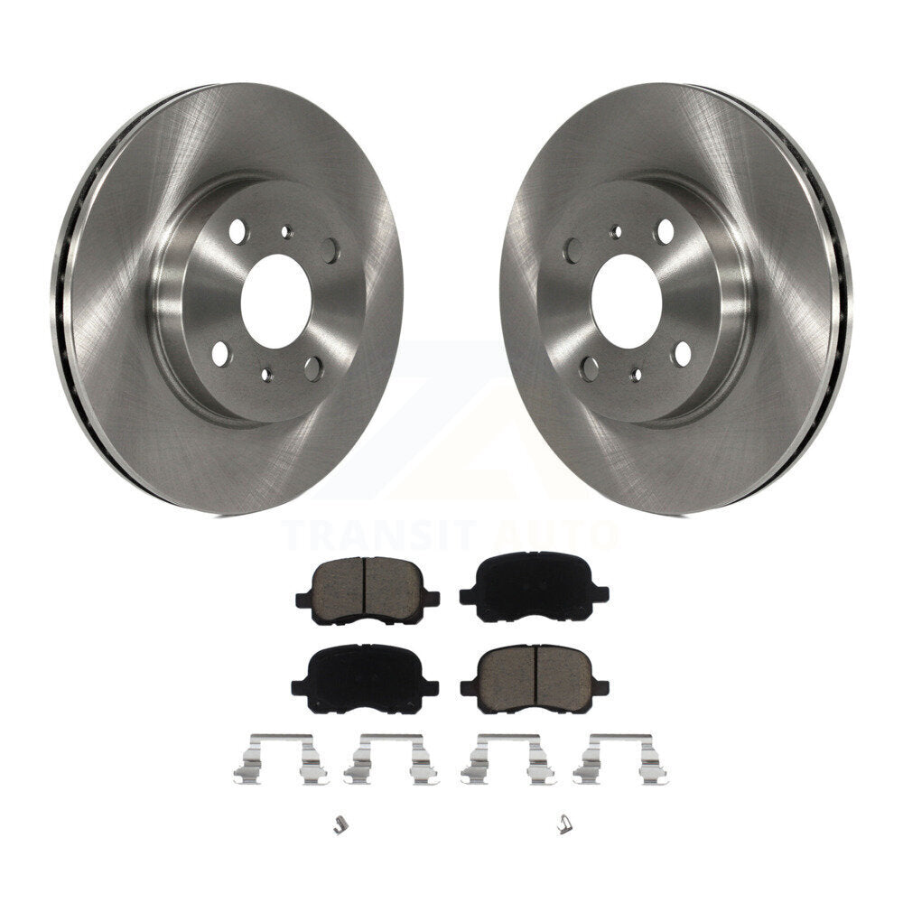 Kit de rotor de frein avant et de plaquettes en céramique pour Toyota Corolla Chevrolet Priz 1998-2002