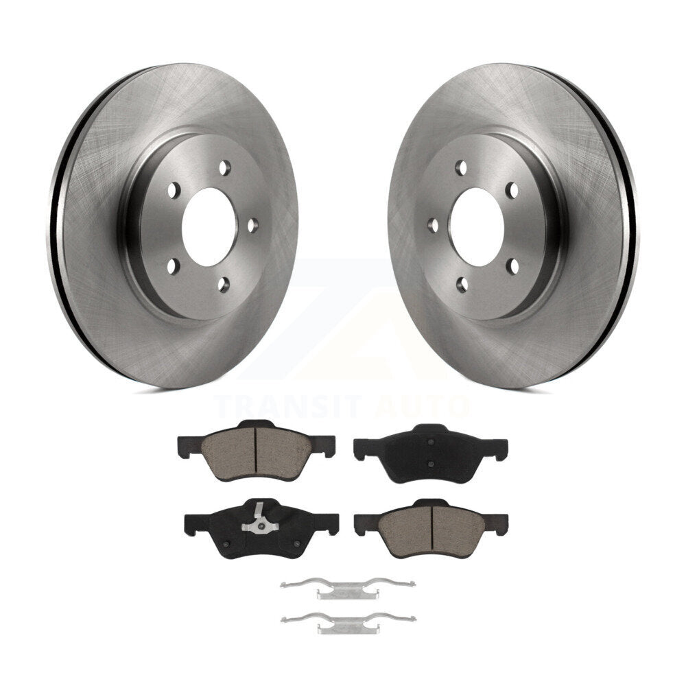 Kit de rotors de frein à disque avant et plaquettes en céramique pour Ford Escape Mercury Mariner