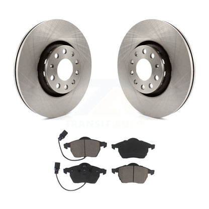 Kit de disques de frein à disque avant et plaquettes en céramique, pour Audi A4 Quattro A6 S6 S4