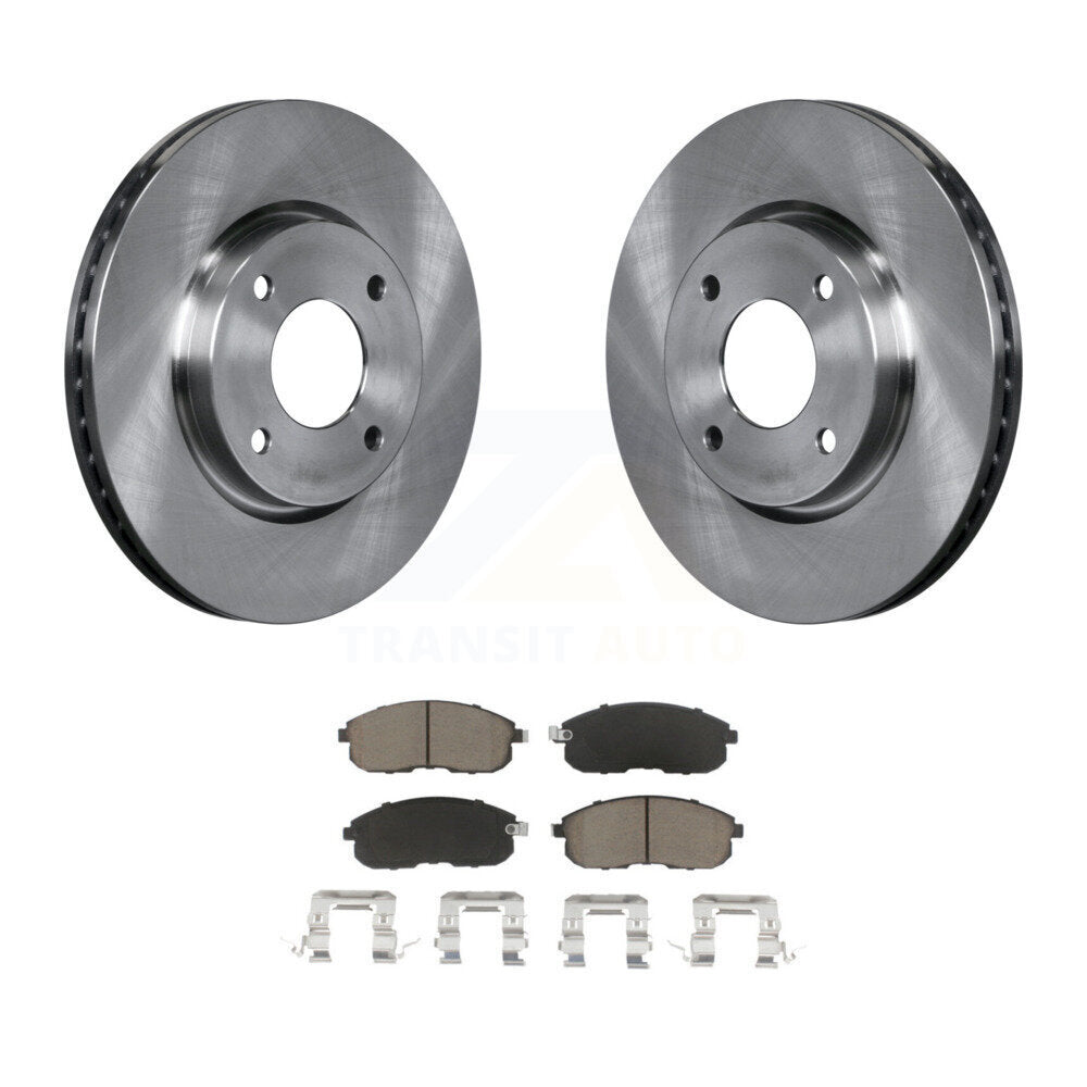 Kit de rotors de frein à disque avant et plaquettes en céramique pour Nissan Versa Sentra Cube