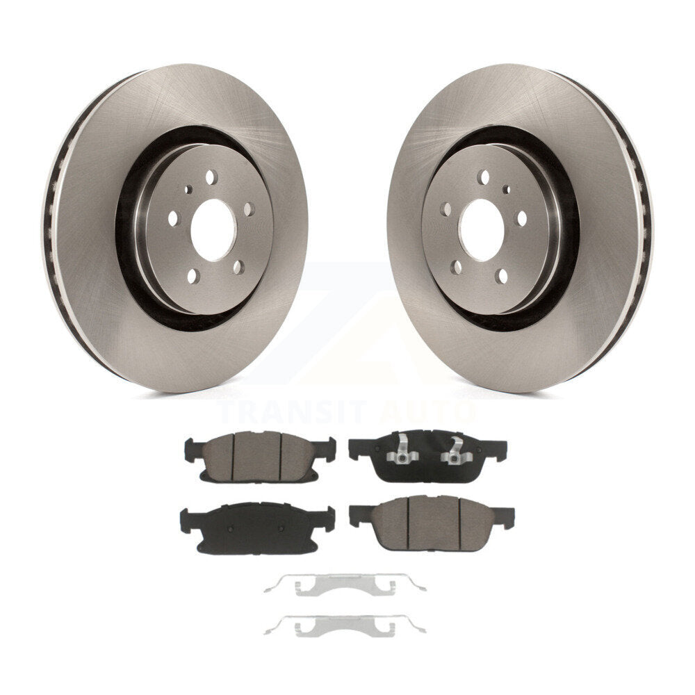 Kit de rotors de frein à disque avant et plaquettes en céramique pour Ford Edge Lincoln Nautilus MKX